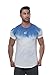 Men's Fitted Crew Neck/V-Neck Tee Dip Hand-Dye Muscle T-Shirt