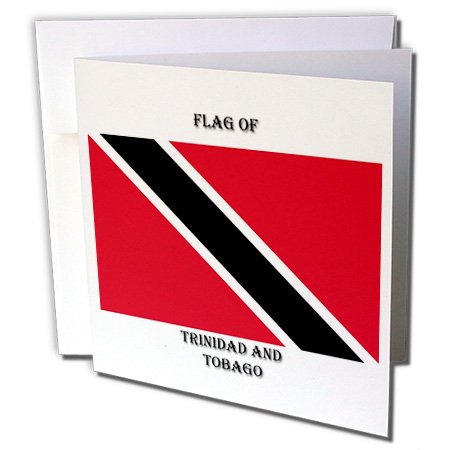 Sandy Mertens Flags of the World - Flag of the Trinidad and Tobago - 6 Greeting Cards with envelopes (gc_211282_1)