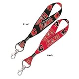 Calgary Flames Lanyard Style Keychain