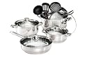 Karcher 113027 Edelstahl Kochtopf Set Sonja 13-teilig - induktionsgeeignet