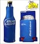 (2) Bud Light Graphic Beer Can & Bottle Koozie Cooler