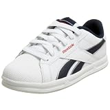 Reebok Little Kid/Big Kid Set, Match, I Win Court Shoe,White/Navy/Red,5.5 M US Big Kid