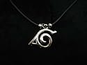 NARUTO Anime Manga: Konoha pendent necklace + Pin