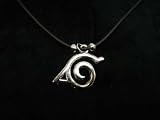 NARUTO Anime Manga: Konoha pendent necklace + Pin