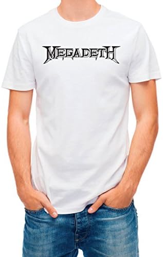 T shirt Megadeth Logo White XXL