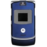 SAVE $220 - Motorola RAZR V3 Unlocked Phone with Camera and Video Player--International Version with Warranty (Cosmic Blue) $79.99