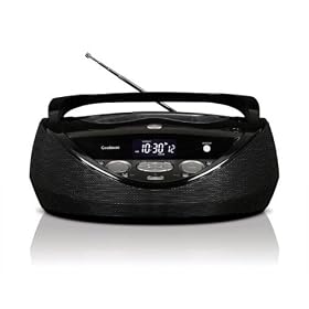 Goodmans GPS188IPXI Portable FM CD Boombox with Universal Dock for iPod