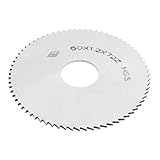 uxcell　チップソー　丸ノコ　マット銀色　HSS　72T