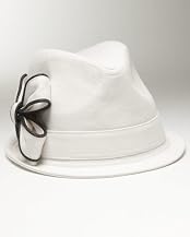 Denim Bow Fedora