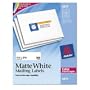Avery Laser Labels for Color Printing, 1-1/4 x 3-3/4, White, 300/Pack