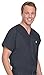 Landau Essentials Unisex Relaxed Fit 1-Pocket V-Neck Scrub Top 7502 Graphite