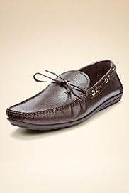 Collezione Leather Bow Driving Shoes