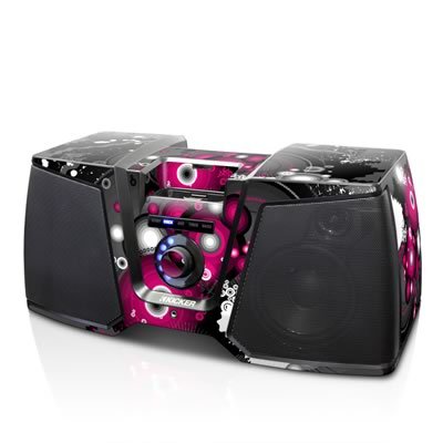 Drama Design Skin Decal Sticker Kit for KICKER K350 MP3 Docking Station + iPod Touch 2nd Gen / 3rd Gen skin + Remote Control Skin + Kicker headphone skin