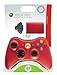 Xbox 360 Limited Edition Red Wireless Controller and Play & Charge Kit