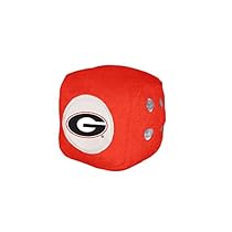 NCAA Georgia Bulldogs Football Team Fuzzy Dice, Red
