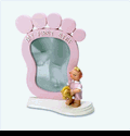 Pink Baby First Step Picture Frame