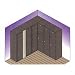 Lyon DD5910 Front Expansion Filler for Lockers with 6" Legs, 13-1/2" Width x 66" Height, Dove Gray
