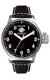 Nautica A09595 Gents Watch with Black Leather Strap