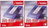 Review Imation Corp.  / Imation - 5 x DVD-RAM - 9.4 GB ( 240min ) - storage media