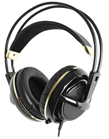 SteelSeries Siberia V2 Full Size Headset: Anniversery Edition - Black/Gold  [Edizione: Regno Unito]