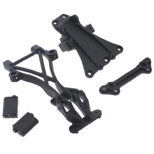 HPI 1/10 Blitz Flux * RONT & REAR CHASSIS BRACES & SERVO MOUNT STUDS * bumper
