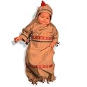 Papoose Bunting Costume Infant (Infant)