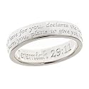 Jeremiah 29:11 Sterling Silver Ring