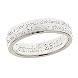 Jeremiah 29:11 Sterling Silver Ring