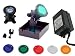 Search : Pond or Garden Pool Underwater Halogen Light with Five Interchangeable Lenses