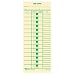 3 1/2 x 9 Time Cards for Cincinnati, Lathem, Simplex, Job Card, 500/Box (TOP1258)