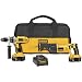 Factory-Reconditioned DEWALT DC2PAKCAR Heavy Duty XRP 18-Volt Cordless 2-Tool Combo Kit, includes Hammer Drill and Reciprocating Saw