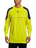 adidas Men's Traversa Goalkeeping Jersey (Lemon Peel, Fresh Ink, Small)