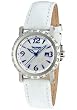 Women's White Dial White Genuine Leather
