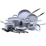 Best sale price for Farberware Specialties 14 Piece Platinum Cookware Set 20981. Free Shipping.