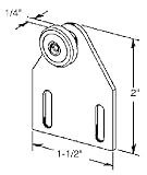 PRIME-LINE ROLLER ASSEMBLY Includes 2 roller assemblies