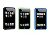 Premium Skin for Apple iPod Touch 2nd Generation Skin Case, Silicone case for iTouch 2nd Gen 8GB, 16GB, 32GB 8G, 16G, 32G with Full Body Screen Protector