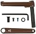 Eclat Tibia BMX Bike Crank - 170mm - Flat Brown