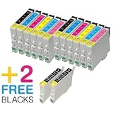 Buy 14 Pack Remanufactured Ink Cartridge for Epson T048 (4bk 2c 2m 2y 2lc 2lm) Ink...