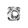 Zable(tm) Sterling Silver Open Initial 'C' Bead / Charm