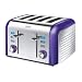 Breville Opula Collection VTT335 4 Slice Toaster Stainless Steel, Amethyst