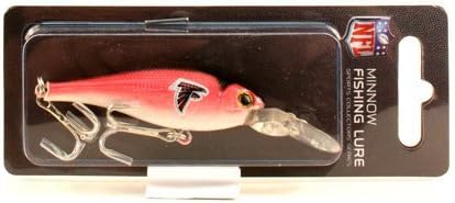 NFL Football Team Logo Minnow Fishing Lure Crank Bait (Atlanta Falcons)