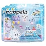 Neopets Collector Figure Pack (Purple Elephante, Striped Kacheek and Feloreena