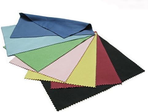 5pcs Microfiber Cloth for Eyeglasses, Smartphone, Camera Lens, Tablet PC