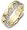 7.5mm Wide Diamond 14 Karat Yellow Gold & Titanium Wedding Band - 4