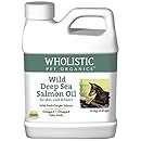 Wholistic Pet Organics Wild Deep Sea Salmon Oil, 9" x 5" x 3.25"