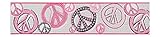 York Wallcoverings JE3511BSMP Friends Forever Peace & Love Sign Wallpaper Memo Sample, 8-Inch x 10-I