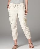 Calvin Klein Jeans Pants, Elastic Cuff Embroidered Modern Cargo