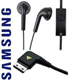 *Original In-Ear Stereo Headset *black* AEP485 für Samsung S5230, S5200 Kopfhoerer inkl. 1x Optimal Shop Kugelschreiber