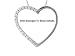 Large Genuine Sterling Silver CZ Heart Of Life Pendant.