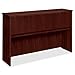 Basyx by HON BW Series Hutch - 60quot; Width x 14.6quot; Depth x 37.1quot; Height - 4 Door - Beaded Edge - Veneer, Wood - Mahogany
